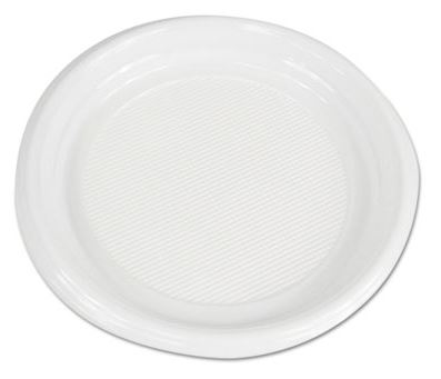 PLATE PLASTIC PLAIN 9